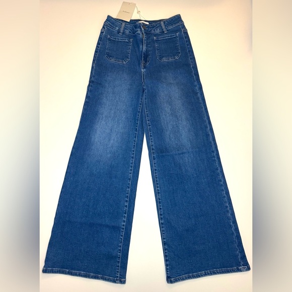 Bohme Women's Wide Leg Blue Jeans Size- 26New with Tags